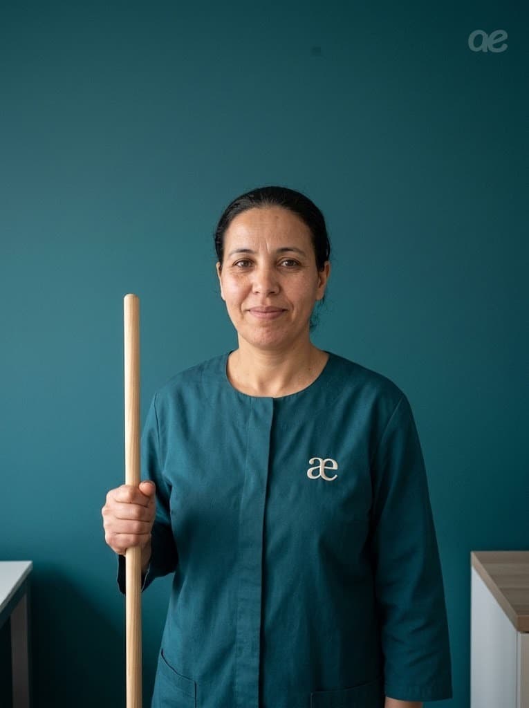 Femme de ménage Hanæ, portrait de métier